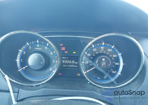 2012 Hyundai Sonata Se 2.0T z USA, uszkodzony, nr VIN 5NPEC4AB1CH385161